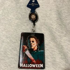 Universal Halloween Horror Nights Michael Myers Retractable Badge